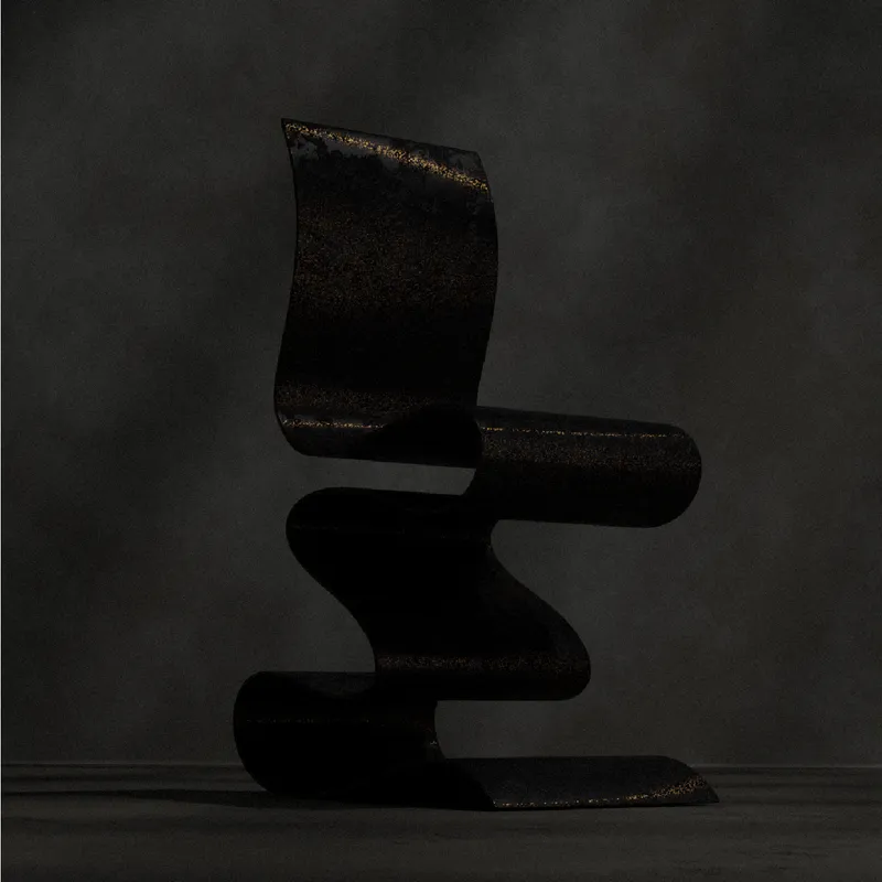 FOLDED METAL CHAIR